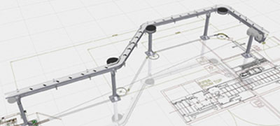 Conveioare cu bandă, cu role și cu lanț — Flexlink, Interroll, IHS